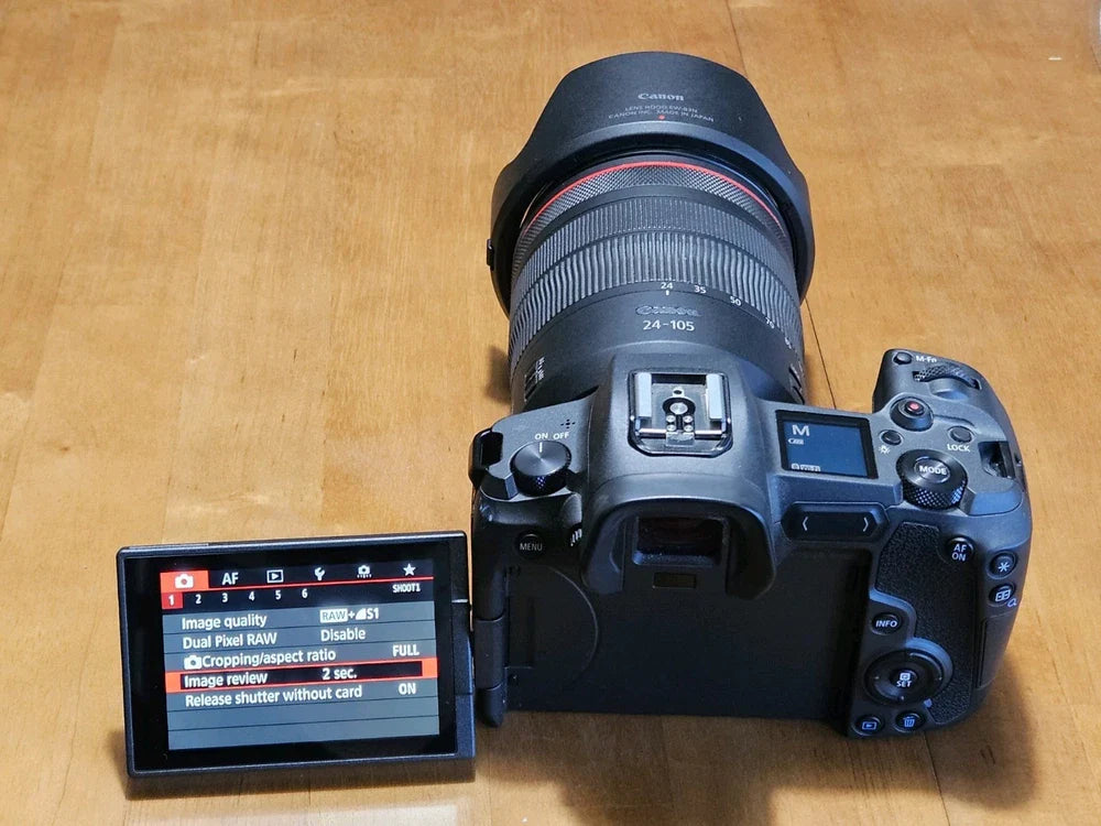 Canon EOS R 30.3 MP Mirrorless Digital Camera - Black (Kit with RF 24-105mm F/4L