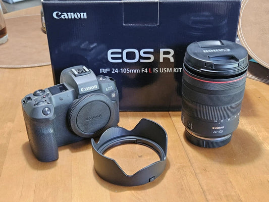 Canon EOS R 30.3 MP Mirrorless Digital Camera - Black (Kit with RF 24-105mm F/4L