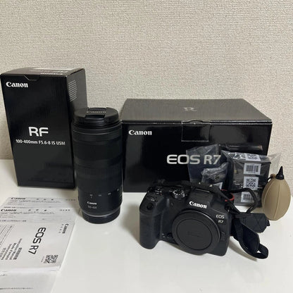 Canon EOS R7 + RF 100-400mm Lens Set