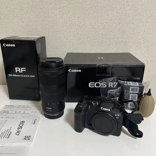 Canon EOS R7 + RF 100-400mm Lens Set
